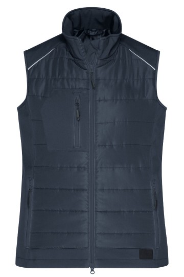 JN1821 Ladies Hybrid Vest koolstof / koolstof