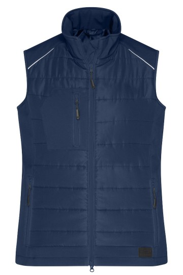 JN1821 Ladies Hybrid Vest marineblauw / marineblauw