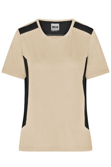 JN1823 Ladies Workwear T-Shirt steen / zwart