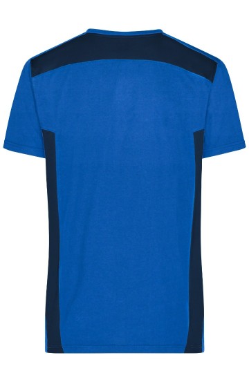 JN1824 Men's Workwear T-Shirt koningsblauw / marineblauw achter