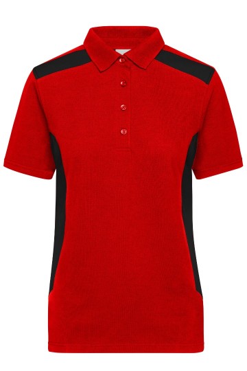 JN1825 Ladies Workwear Polo rood / zwart