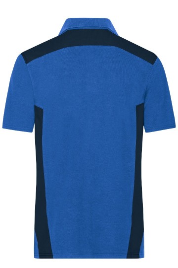 JN1826 Men's Workwear Polo koningsblauw / marineblauw achter