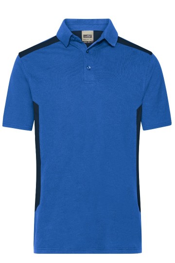 JN1826 Men's Workwear Polo koningsblauw / marineblauw