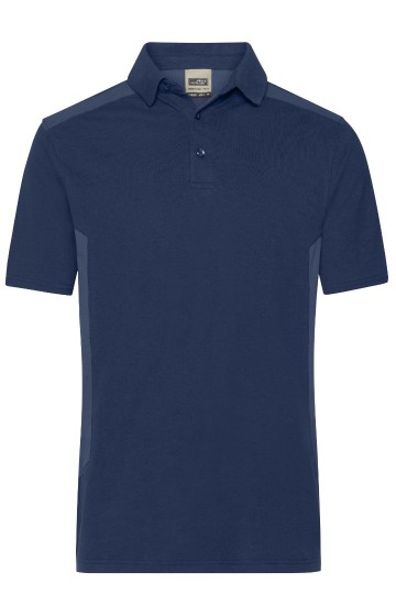 JN1826 Men's Workwear Polo marineblauw / marineblauw