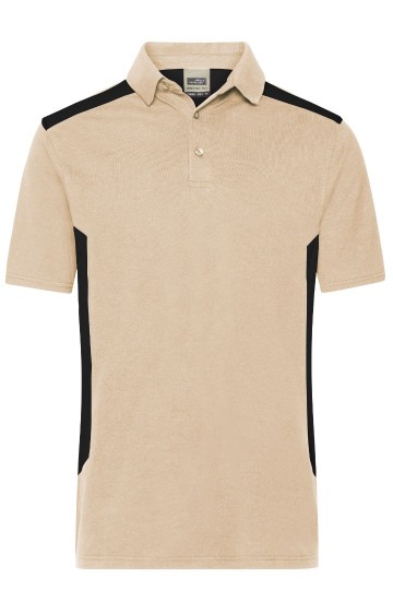 JN1826 Men's Workwear Polo steen / zwart