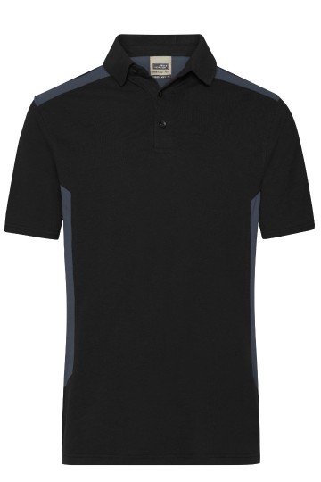 JN1826 Men's Workwear Polo zwart / koolstof