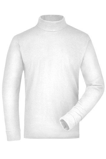 JN Unisex Rolneck sweatshirt JN183  wit