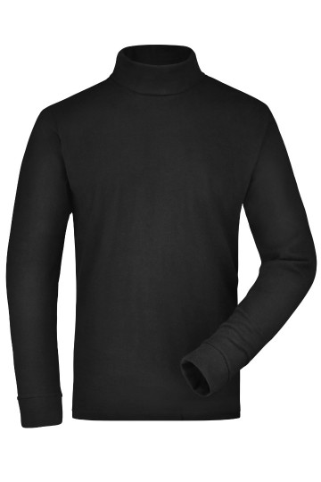 JN Unisex Rolneck sweatshirt JN183 zwart