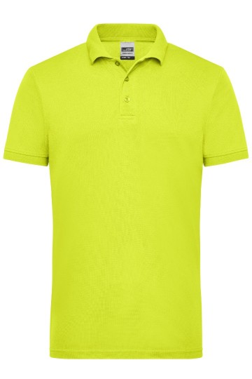 JN1830 Men's Signal Workwear Polo neon geel