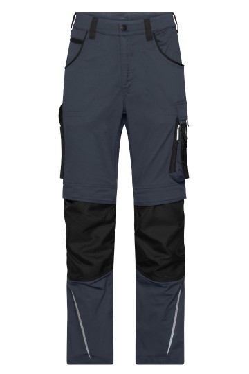 JN1832 Workwear Pants Slim Line carbon / zwart