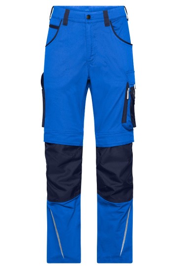 JN1832 Workwear Pants Slim Line koningsblauw / zwart