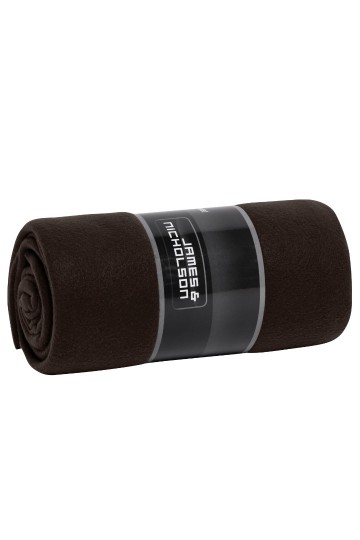 JN1901 Fleecedeken bruin naturel