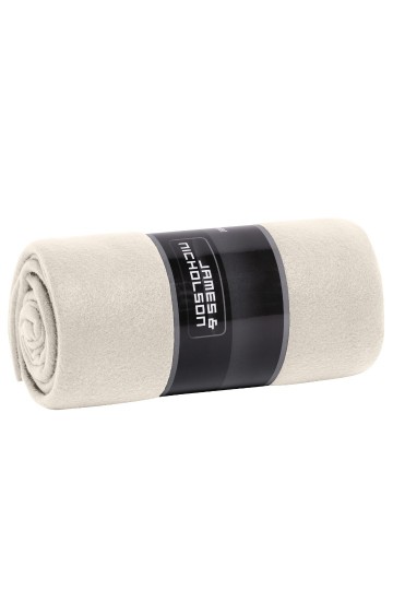 JN1901 Fleecedeken naturel camel