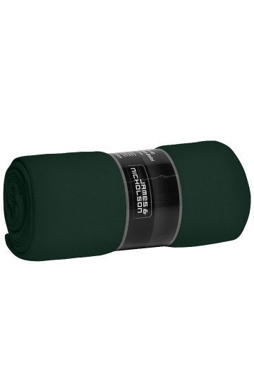 JN1902 fleece deken XXL donkergroen