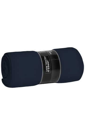 JN1902 fleece deken XXL marineblauw