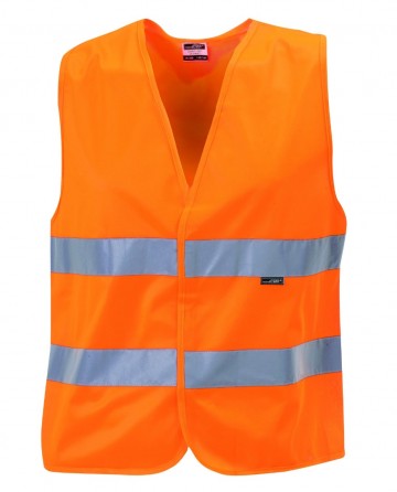 JN200 Veiligheidsvest met tas fluoriserend oranje
