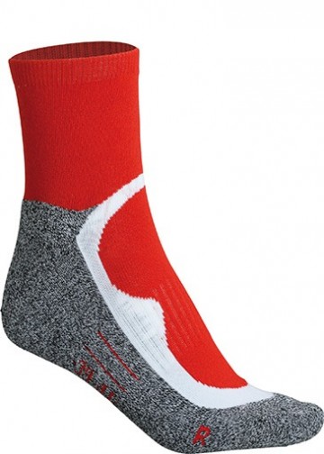 JN Sport Socks kort JN210 rood