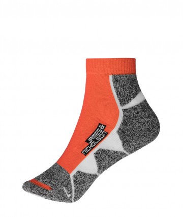 JN Sport Sneaker Socks JN214 helderoranje wit
