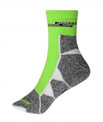 JN Sport Socks JN215 heldergroen wit