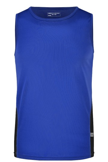 JN Men's Running tanktop JN305 koningsblauw zwart