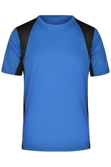 JN Men's Running T-shirt JN306 koningsblauw zwart