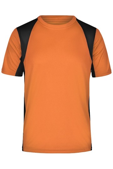 JN Men's Running T-shirt JN306 oranje zwart
