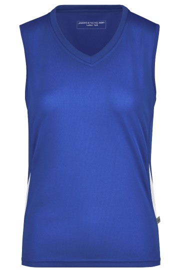 JN Ladies Running tanktop JN315 koningsblauw wit