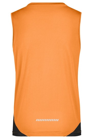 JN Ladies Running tanktop JN315 oranje zwart achter