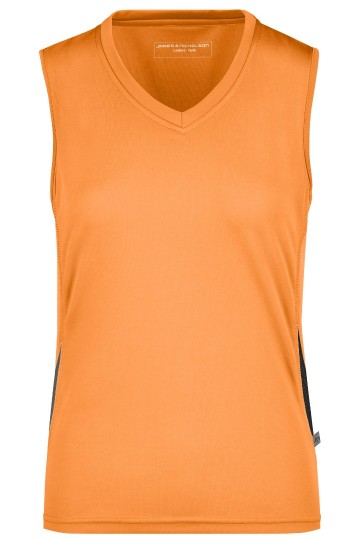 JN Ladies Running tanktop JN315 oranje zwart