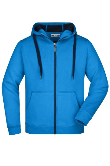 JN Men's Doubleface jacket JN355 azuurblauw marineblauw