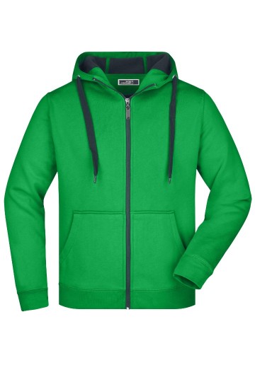 JN Men's Doubleface jacket JN355 varengroen grafiet