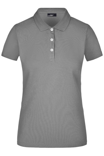 JN Ladies Elastic Piqué Polo JN356 middengrijs