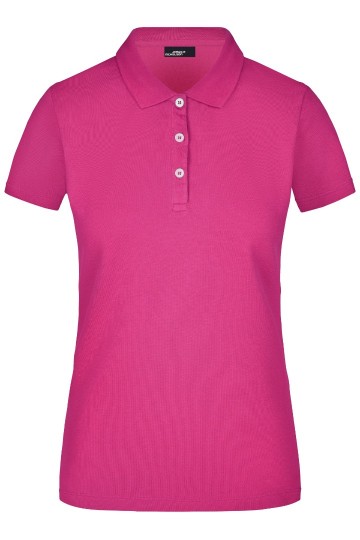 JN Ladies Elastic Piqué Polo JN356 rose