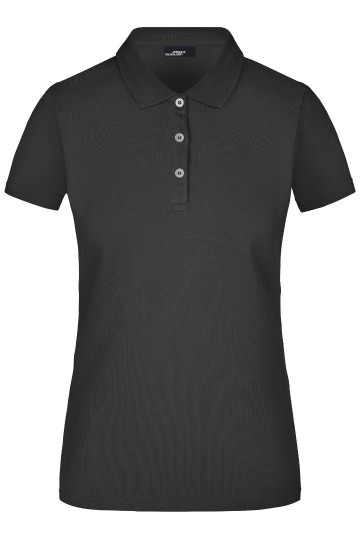 JN Ladies Elastic Piqué Polo JN356 zwart