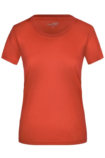 JN Ladies Active T-Shirt JN357 grenadinerood