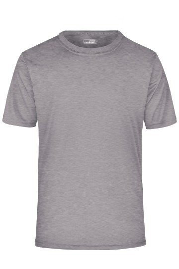 JN Men's Active T-Shirt JN358 lichtgrijsmelange