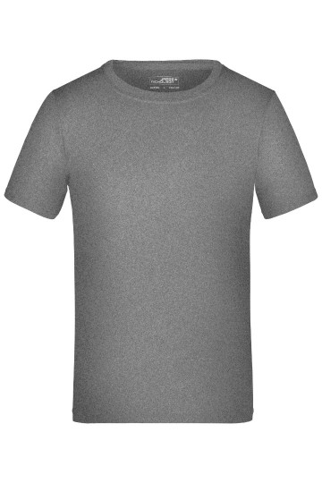 JN Junior Active T-Shirt JN358K donkergrijs melange