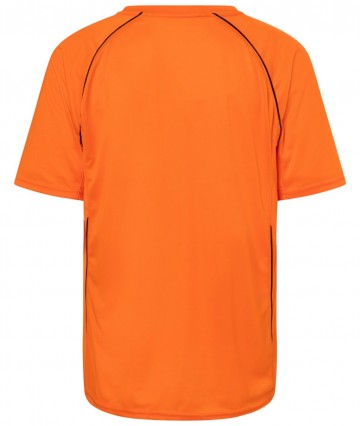 JN386 Team T-shirt oranje zwart rug