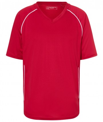 JN386 Team T-shirt rood wit