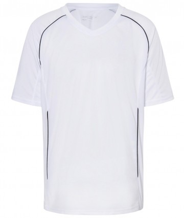 JN386 Team T-shirt wit zwart