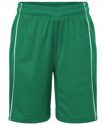 JN387K Team Basic Short Junior groen wit