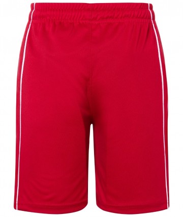 JN387K Team Basic Short Junior rood wit rug
