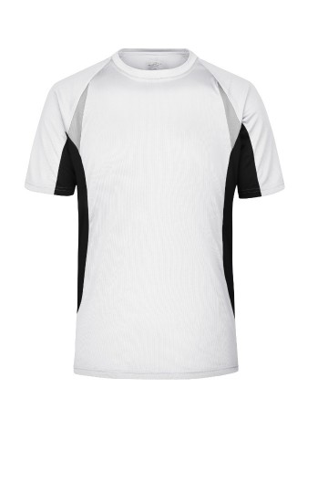 JN Men's Running T-shirt JN391 wit zwart