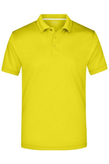 JN Men's High Performance polo JN401 geel