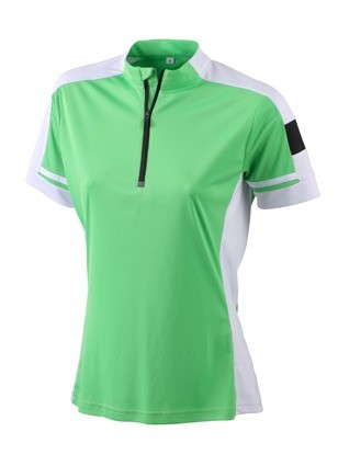JN451 Ladies Bike T Half Zip groen