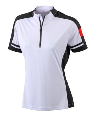 JN451 Ladies Bike T Half Zip wit