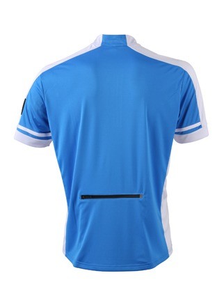 JN452 Men's Bike T Half Zip kobaltblauw rug