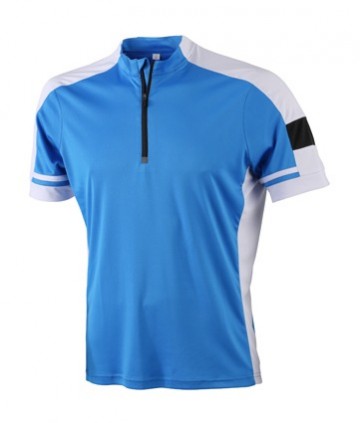 JN452 Men's Bike T Half Zip kobaltblauw