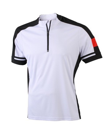 JN452 Men's Bike T Half Zip wit