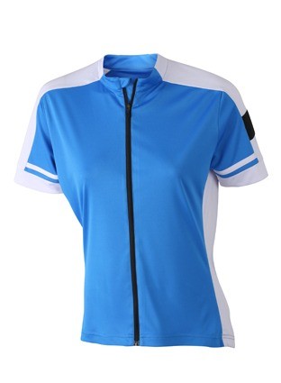 JN453 Ladies Bike T Full Zip kobaltblauw
